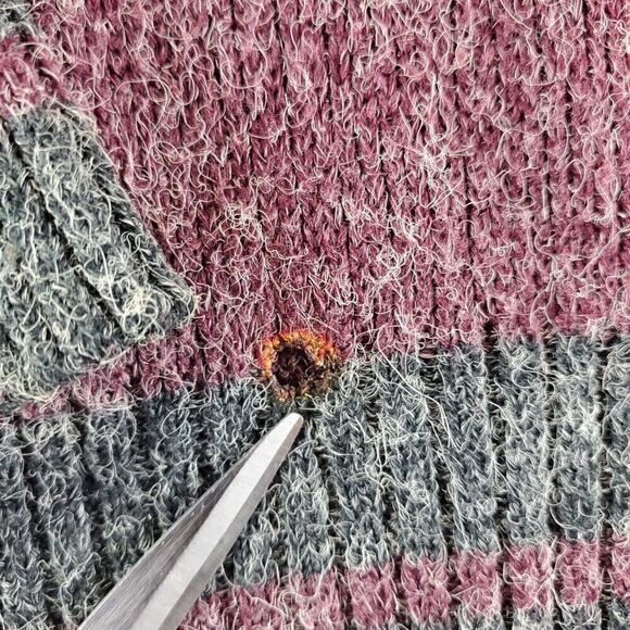 Vtg Xploits Sweater Mens Large Maroon Aviation World Airplane Wool Pullover - Picture 2 of 8